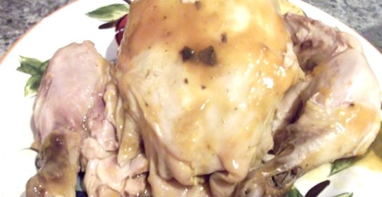 Цыпленок с грибами и сыром Моцарелла