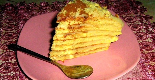 Тортик на сковороде