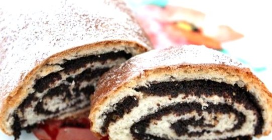 Постный пирог с маком