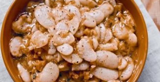 Критское рагу из белой фасоли