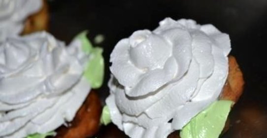 Белковый заварной крем