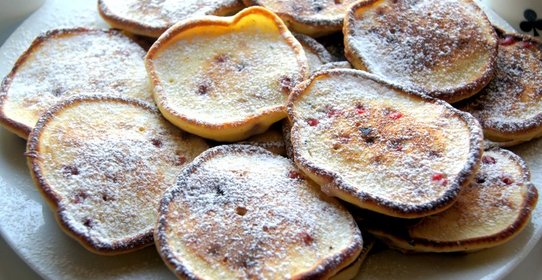 Оладьи с облепихой