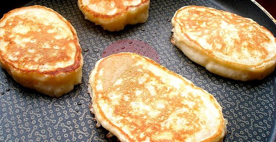 Оладушки из яблок