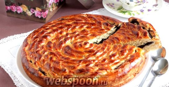 Маковый пирог «Спираль»