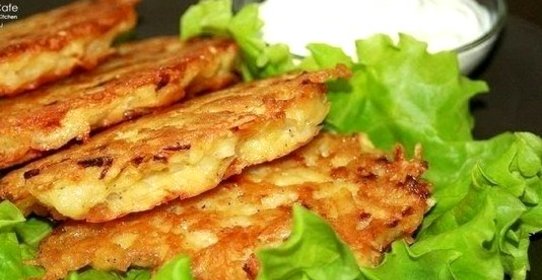 Картофельные драники с сыром