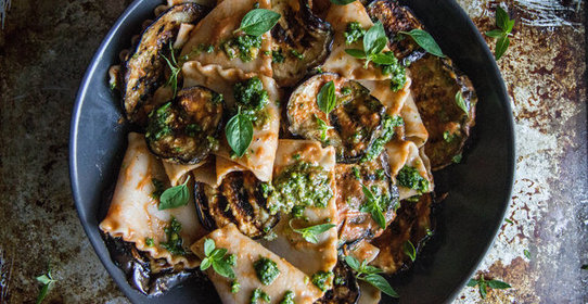 Макароны с баклажанами