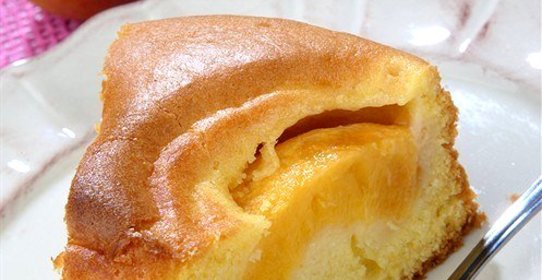 Карамельно-персиковый пирог