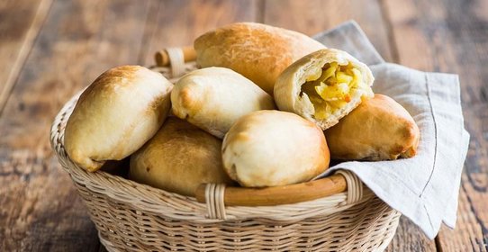 Постные пирожки с картофелем