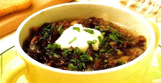 Грибной суп из сушеных грибов