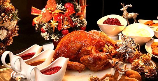 Фаршированная рождественская индейка с травами и пряностями