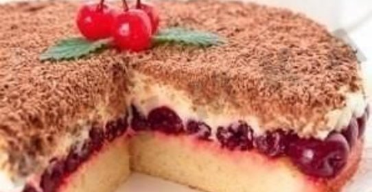 Вишневый пирог Наслаждение