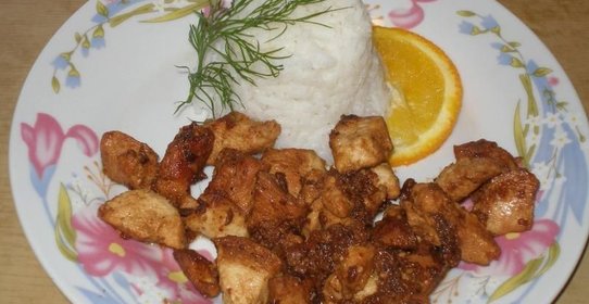 Куриная грудка, маринованная в апельсине и имбире