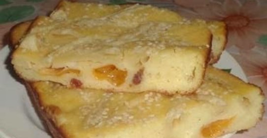 Пирог на манной крупе