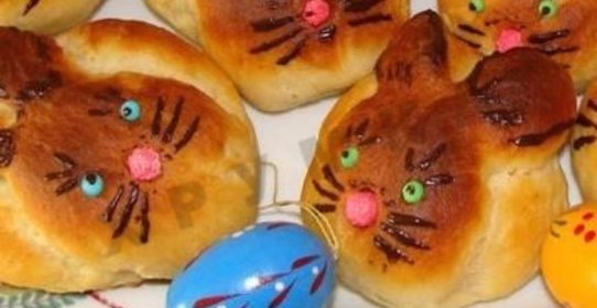 Дрожжевые булочки Зайчата