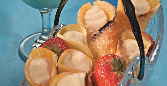 Миндальные трубочки