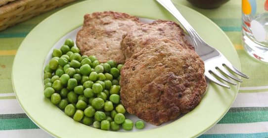 Печеночные оладьи с хлебом