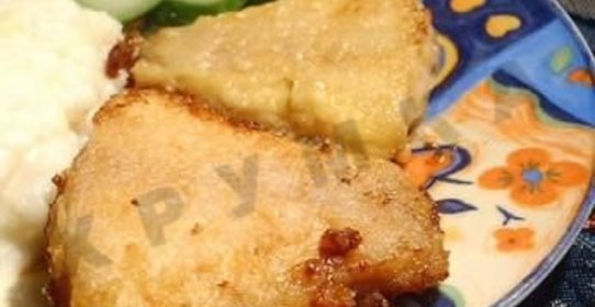 Камбала жареная по-корейски