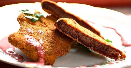 Телятина в пармезане и розмарине