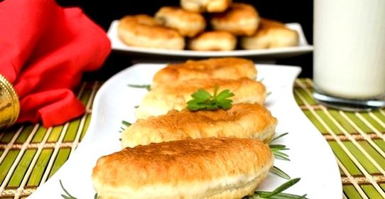 Пирожки с печенью и яйцом