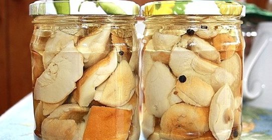 Маринованные белые грибы без уксуса