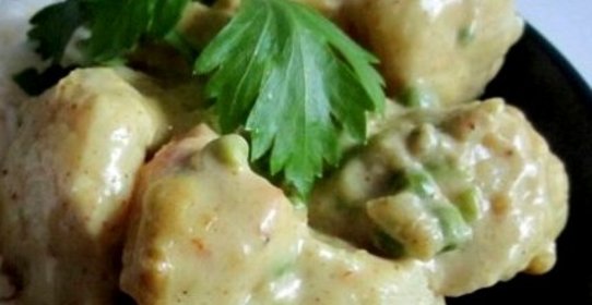 Цветная капуста в сливочном соусе