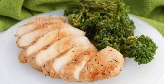 Куриная грудка, маринованная в соевом соусе