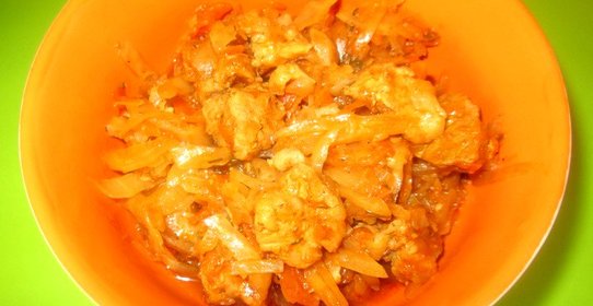 Капустная солянка со свининой