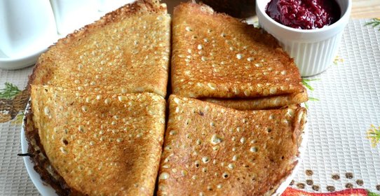 Быстрые дрожжевые блины