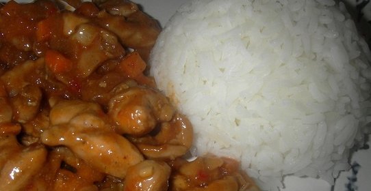 Курица в остром соусе по-китайски