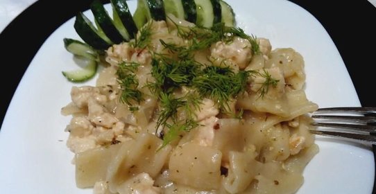 Макароны с фаршем в мультиварке