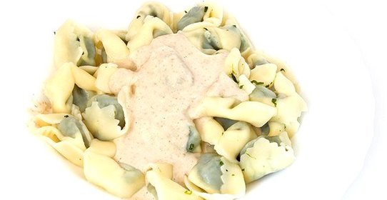 Равиоли с овощами и сыром