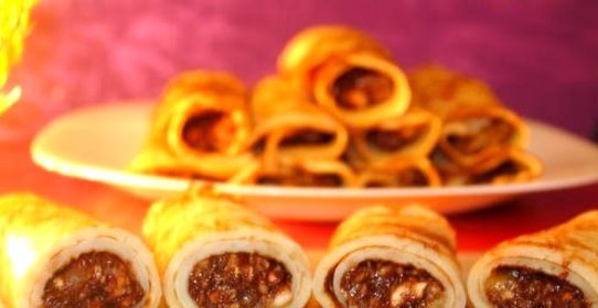 Блинчики с орехами