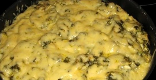 Картофель с фаршем и кабачками