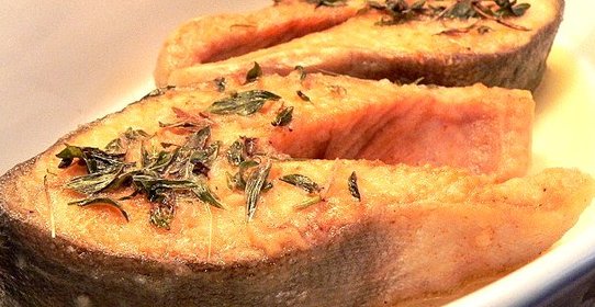 Горбуша с розмарином