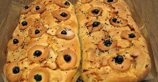 Вкусный пирог с тыквой и яблоком