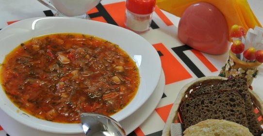 Борщ домашний