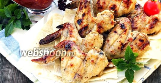 Шашлык из курицы в кефире