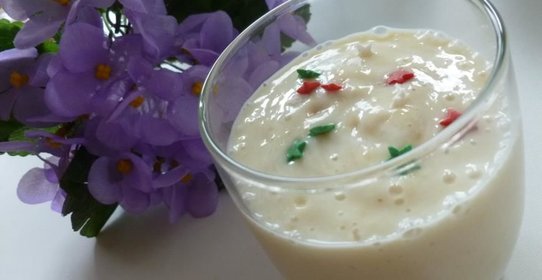 Фруктовый кефирный напиток