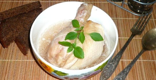 Тушеная курица в мультиварке