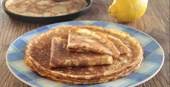Лимонные блинчики