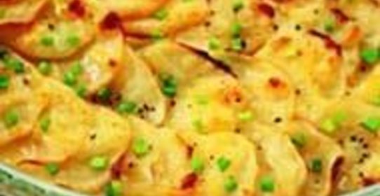 Картофель дофин, запеченный под сыром