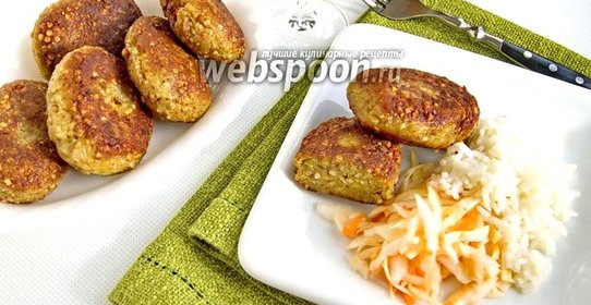 Котлеты из гречки с картофелем
