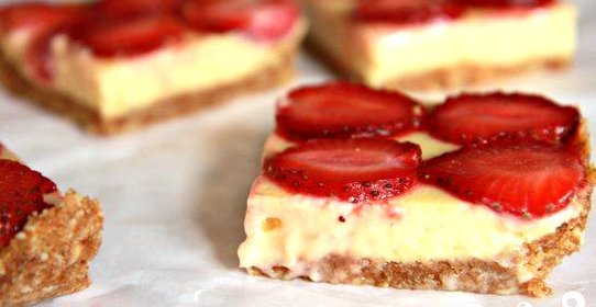 Клубничные пирожные