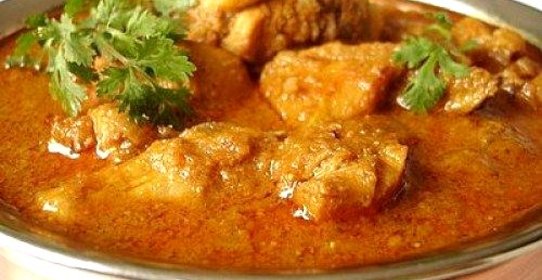 Курица карри с перцем чили