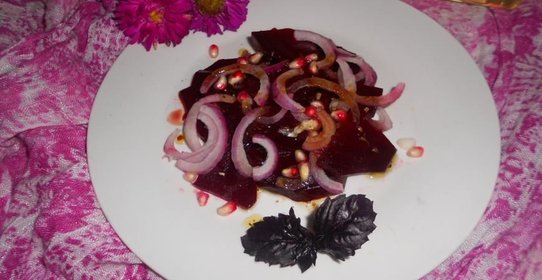 Свекольный салат с гранатом