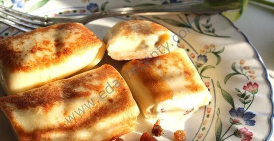 Блинчики с творогом