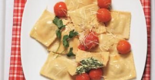 Равиоли со шпинатом и рикоттой