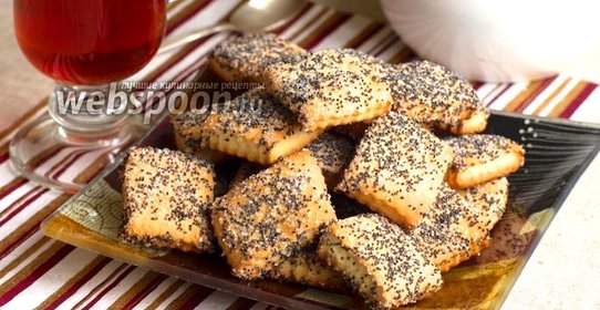 Сметанное печенье с маком