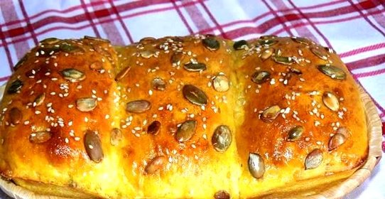 Хлеб с тыквенными семечками