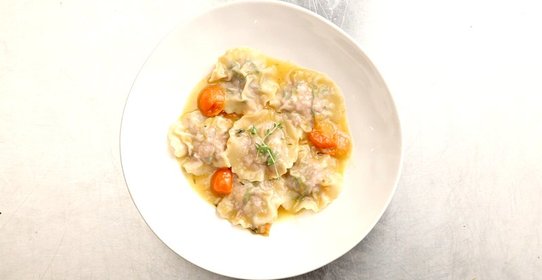 Равиоли с бараниной